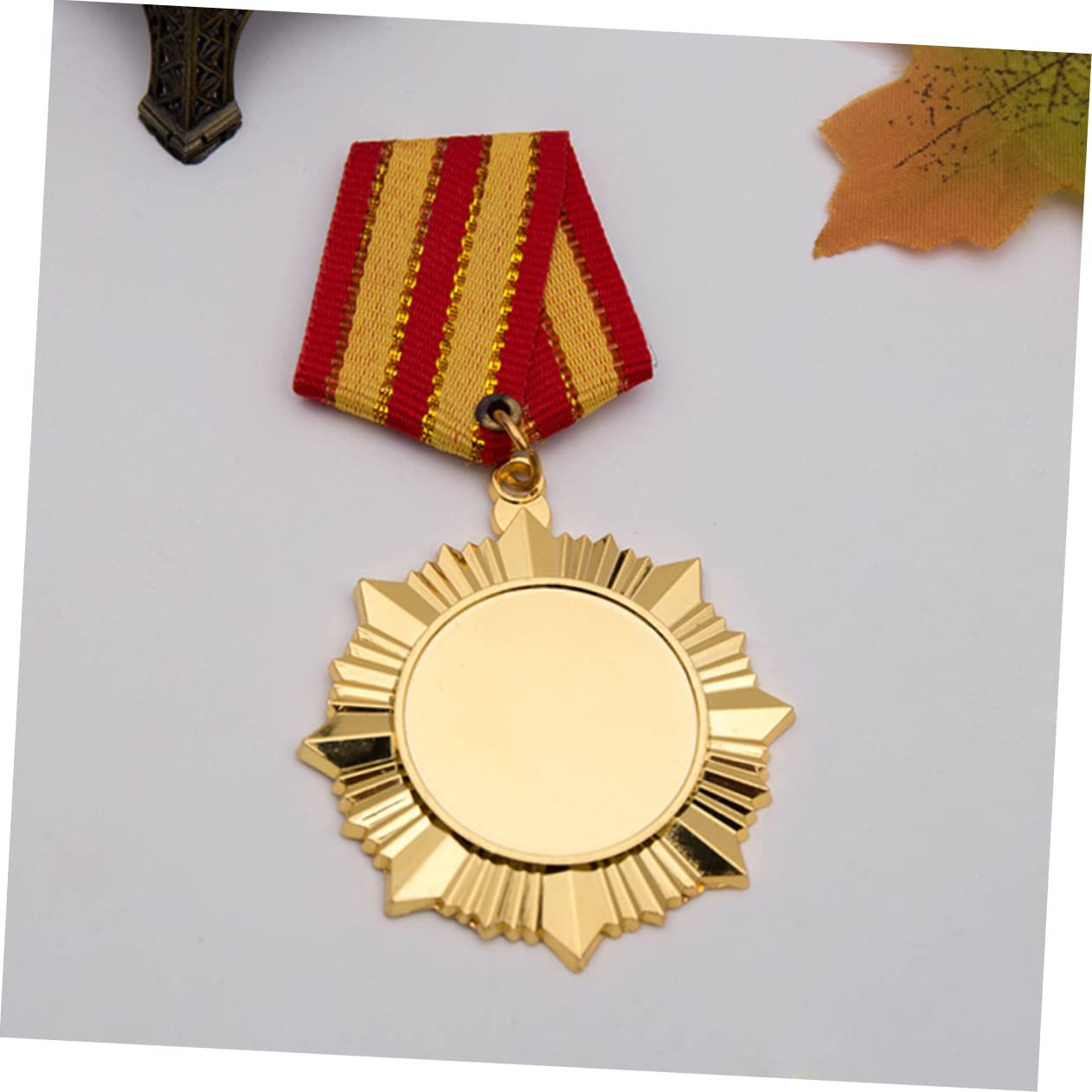 Yardwe Gold Soccer Trophy Medals for Kids - Sports Competition Awards, Winner Stickers - Perfect for Youth Soccer Tournaments, School Sports Events & Achievement Recognition