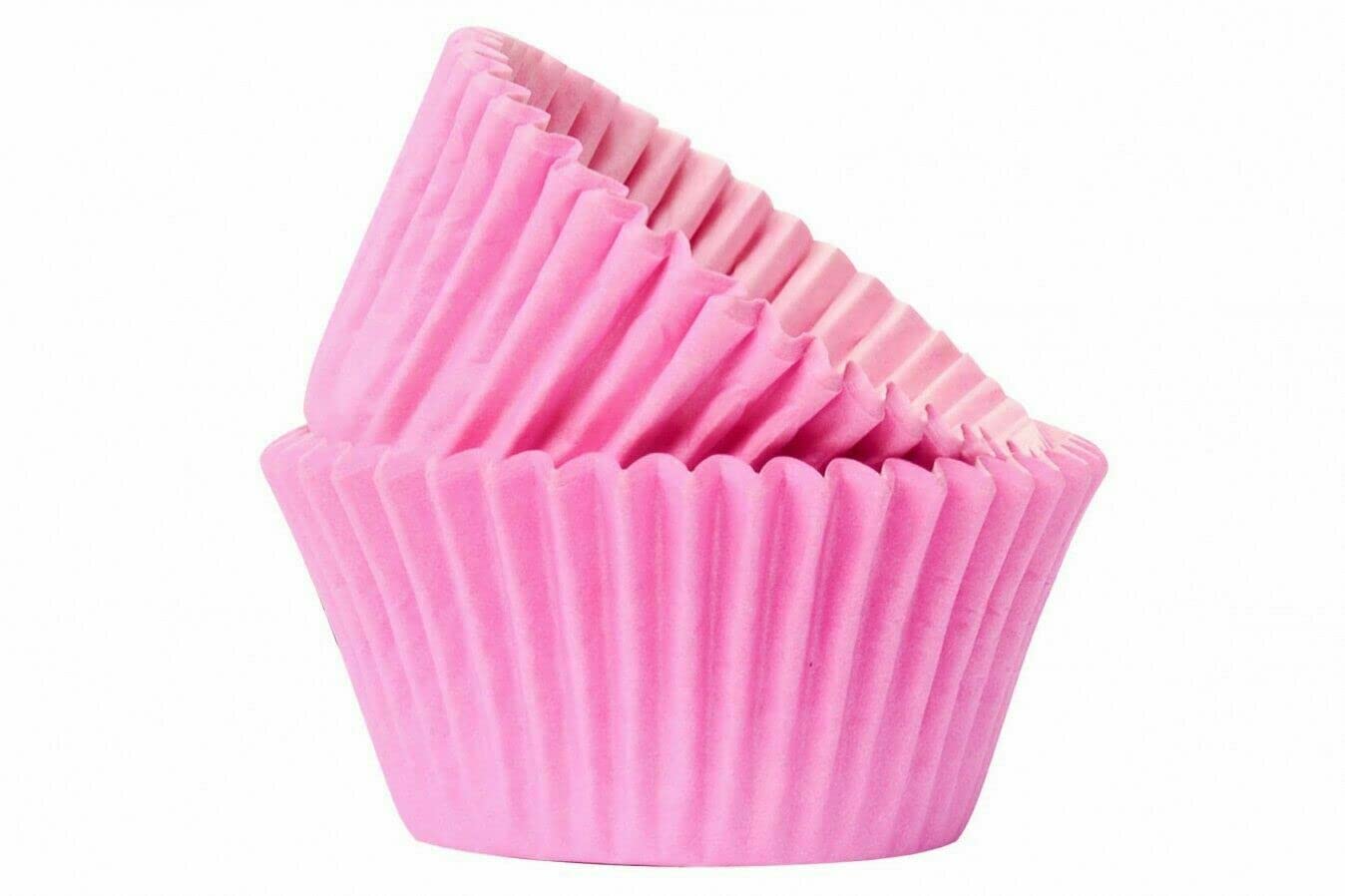 Colorful 200-Pack Standard Cupcake Liners for Baking - 7 Vibrant Colors, Muffin Cases, Paper Baking Cups - Perfect for Graduations, Thanksgiving, Christmas & Family Dinners (Pink) - Ideal for Party Decorations, Home Baking & Holiday Celebrations
