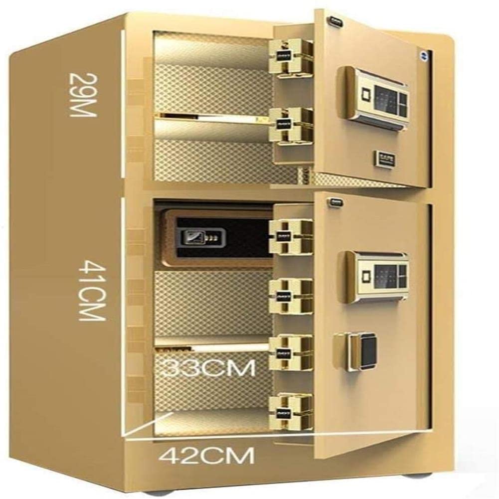 Premium Steel Home Security Safe Box with Digital Keypad Lock - Heavy Duty Steel Alloy Safe for Money, Jewelry, Guns & Valuables | Ideal for Home, Office, Hotel & Business Use | Secure Storage for Cash, Documents & Gold