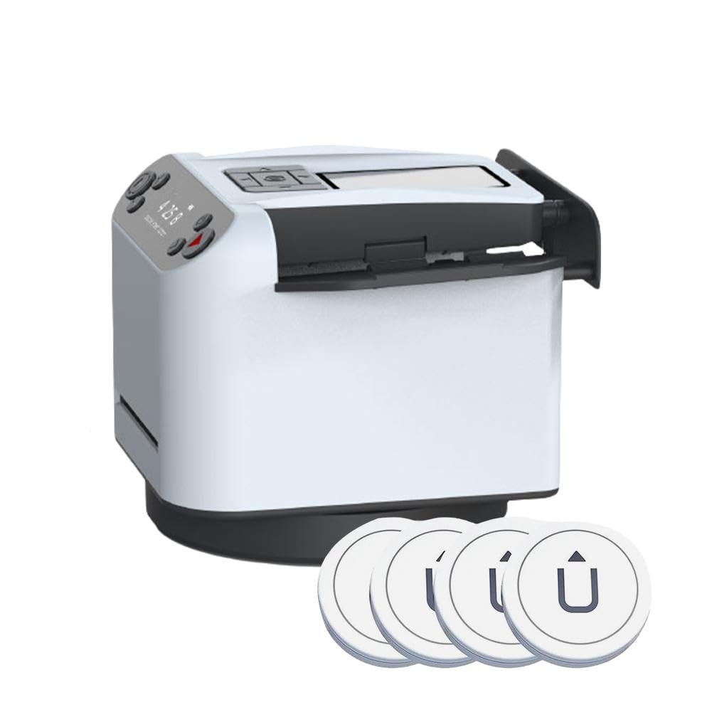 2 in 1 Automatic Card Dealer and Shuffler Machine - 360° Rotating Poker Card Dispenser with 4 Wireless Buttons, Rechargeable Battery for Blackjack, Texas Hold'em, Casino Night & Family Game Nights - Perfect for Poker Parties, Casino Events and Home Entertainment