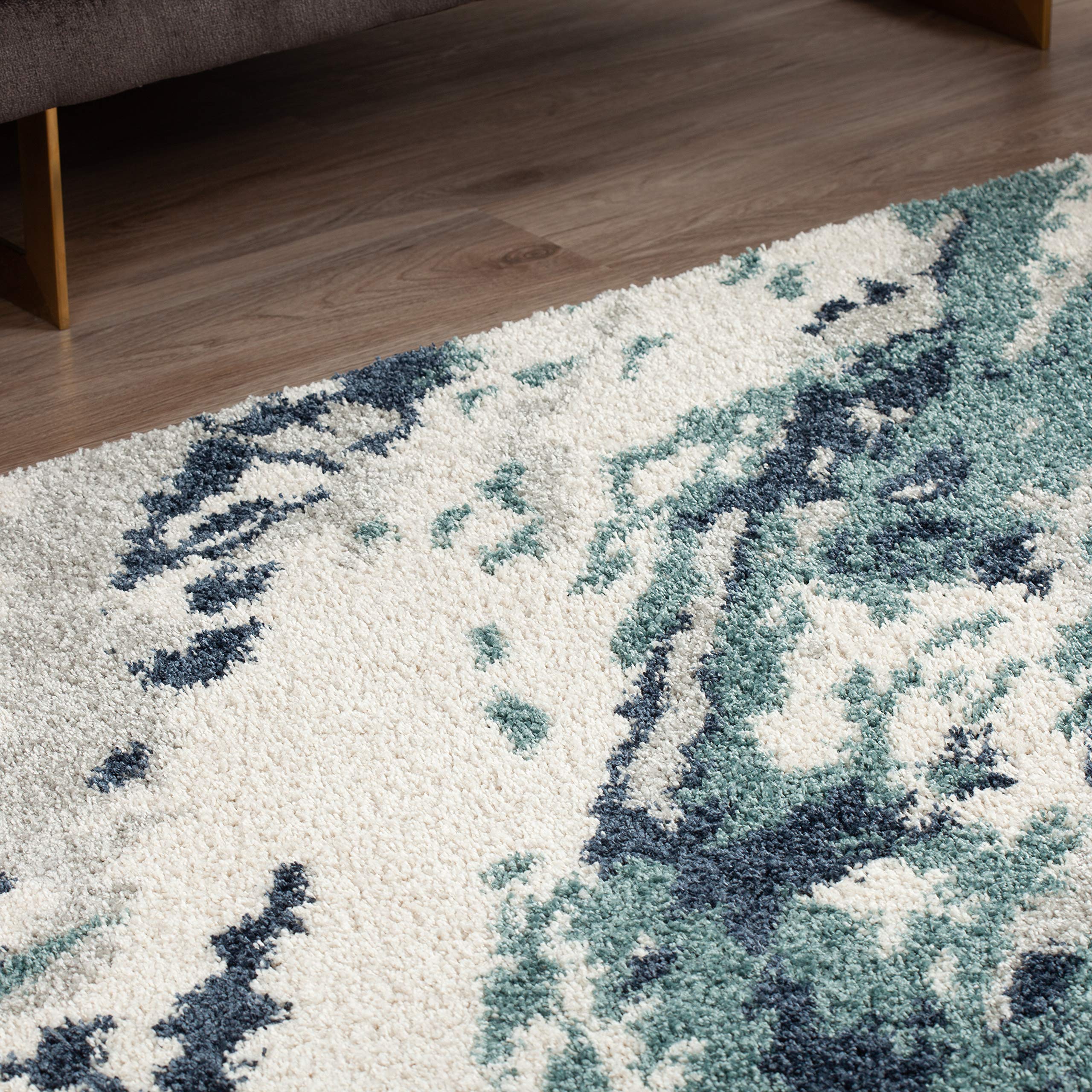 Addison Rugs Reston 8'X10' Blue Area Rug - Soft Modern Living Room Carpet for Bedroom, Dining Room & Home Decor