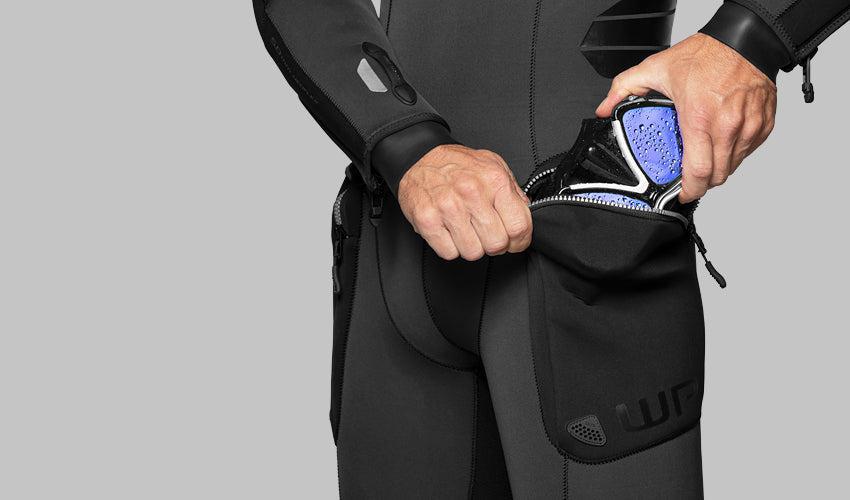 Premium 5mm Men's Neoprene Wetsuit - Waterproof & Thermal Protection for Scuba Diving, Surfing & Water Sports | Cold Water Swimming Gear