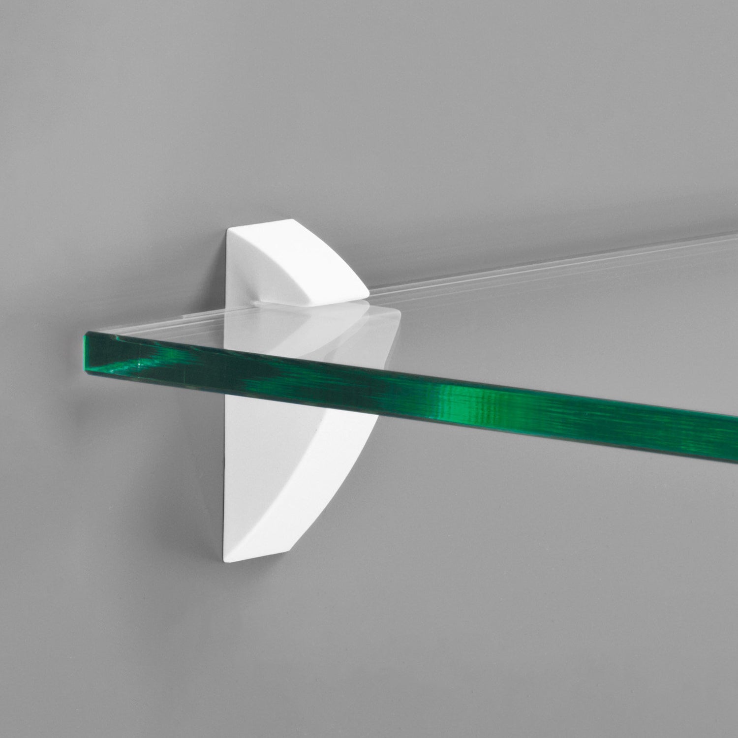 CLIP Glass Shelf Support Set - Heavy Duty Brackets for Floating Shelves - Perfect for Kitchen, Bathroom & Living Room Organization