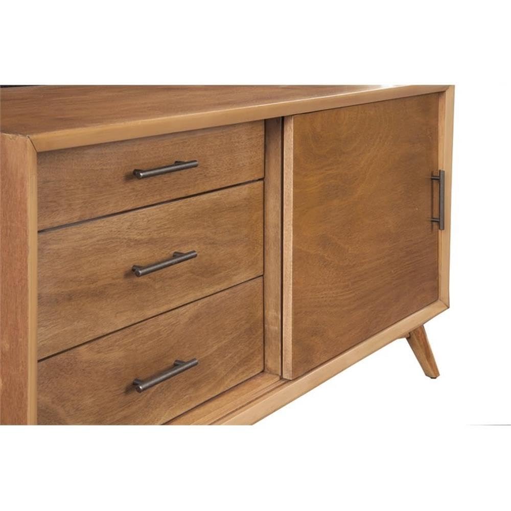 Modern 4-Piece Bedroom Set: King Panel Bed, TV Console & 2 Nightstands - Home Square Furniture for Stylish Living Rooms & Master Suites