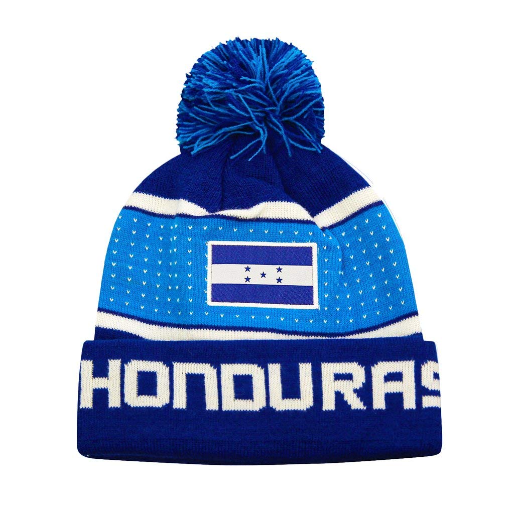 Icon Sports Unisex Knit Warm Hat - Soft Winter Beanie for Men & Women - Country Casual Style with Pom - Perfect for Soccer, Outdoor Sports & Cold Weather Activities