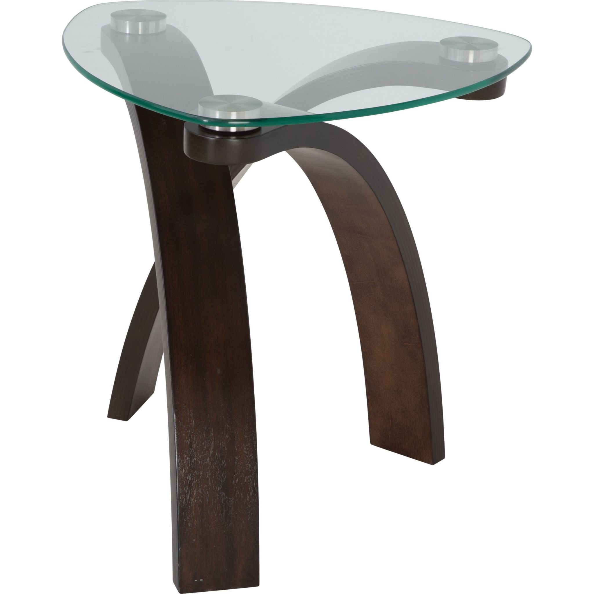 Allure End Table - Modern Side Table in Hazelnut Finish for Living Room, Bedroom & Office - Perfect for Coffee, Books & Decor