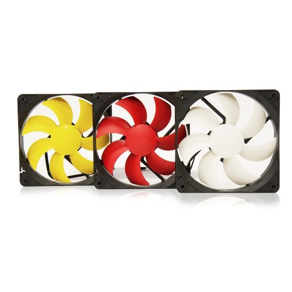 SilenX 120mm x 120mm x 25mm High Performance Fluid Dynamic Bearing Cooling Fan - EFX-12-15 - Ultra Quiet PC Case Fan for Gaming Computers, Workstations & Home Office Desktops