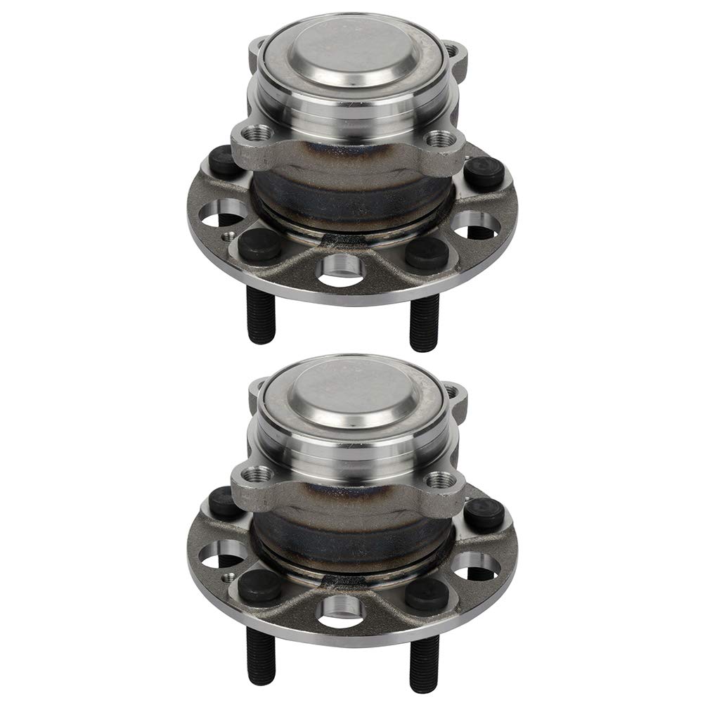 Replaces 512516 Wheel Axle Bearing and Hub Assembly Compatible for 2013-2015 Honda Accord Rear 5 Lug ABS Wheel Hub Bearing Kit (2 PCS) - Perfect for DIY Car Repairs and Maintenance