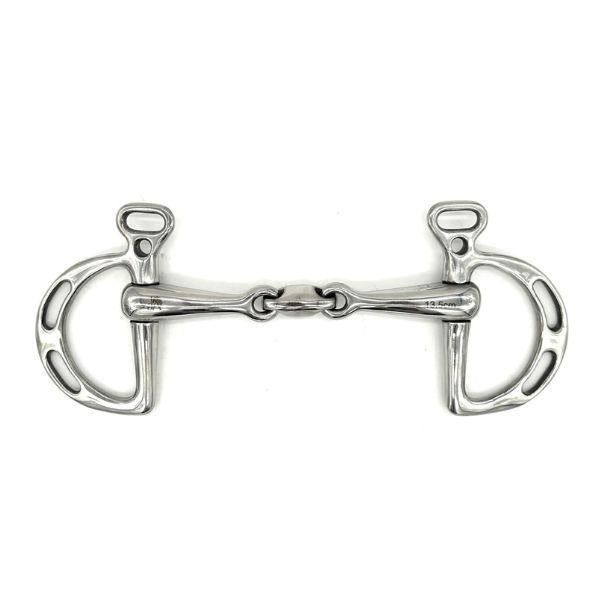 Jake Adams Elliptical Locking Kimberwick Bit - English Horse Riding Training Bit for Dressage & Jumping - Perfect for Equestrian Control & Comfort