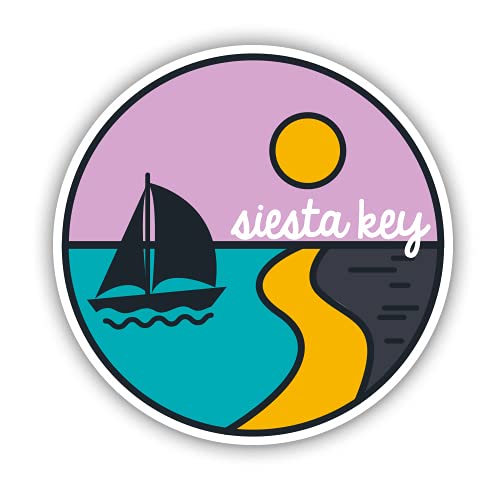 Squiddy Siesta Key Vinyl Sticker Decal - 3