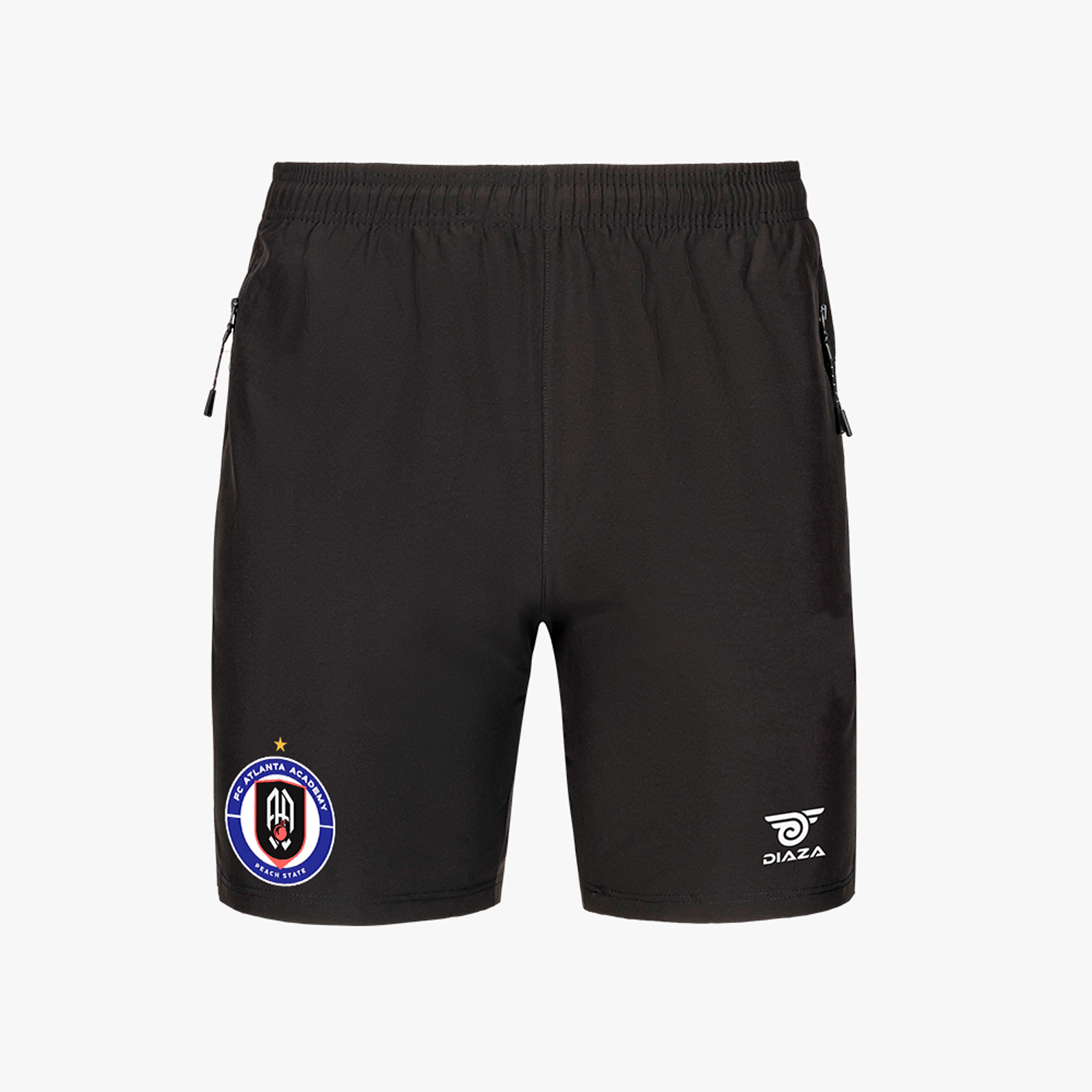 FC Atlanta Bogota Athletic Shorts for Men - Breathable Quick-Dry Running Shorts with Pockets - Perfect for Gym, Workout & Casual Wear - Black