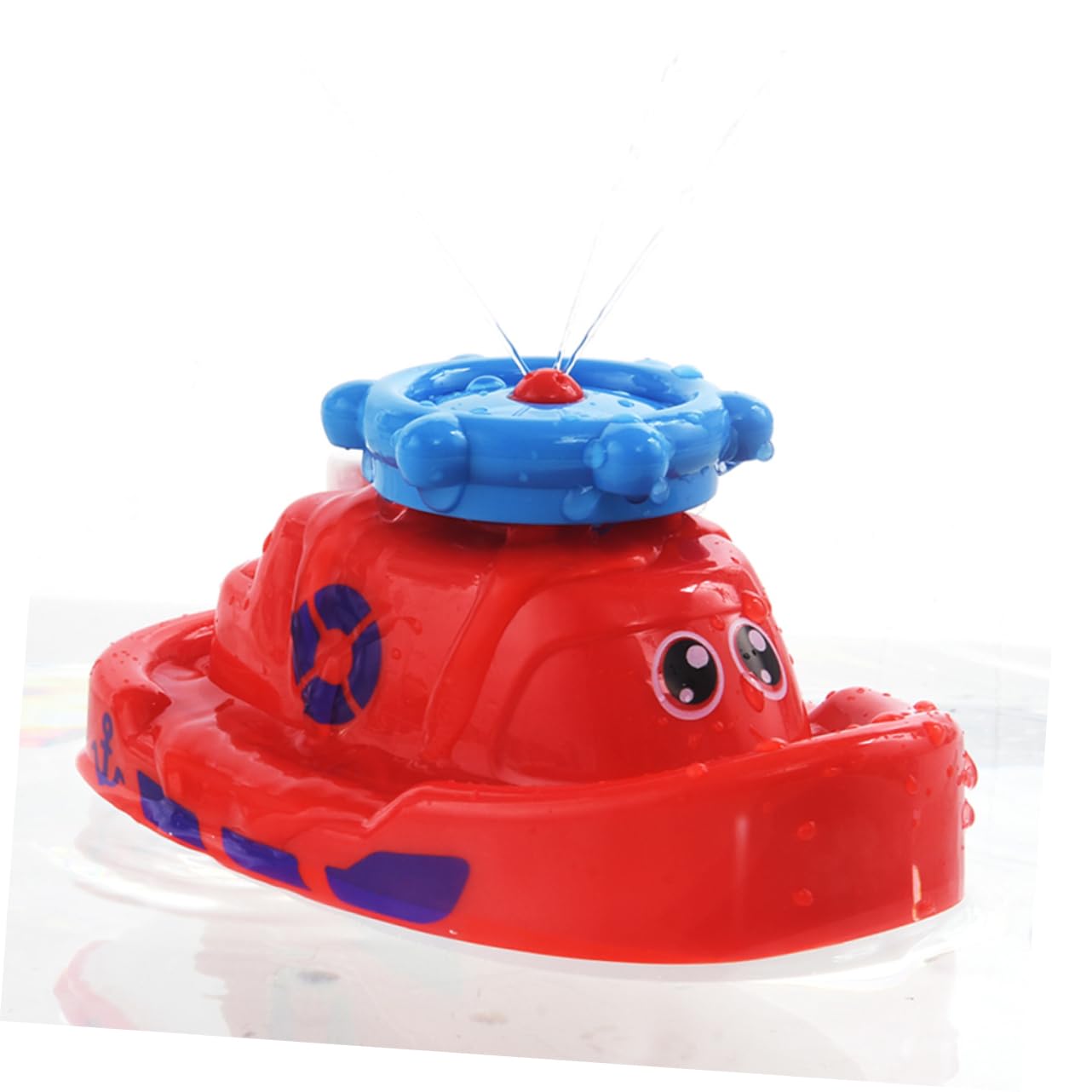 VICASKY 1pc Submarine Bath Toy for Kids - Fun Water Spraying Bathtub Toy, Red - Perfect for Toddler Bath Time & Sensory Play