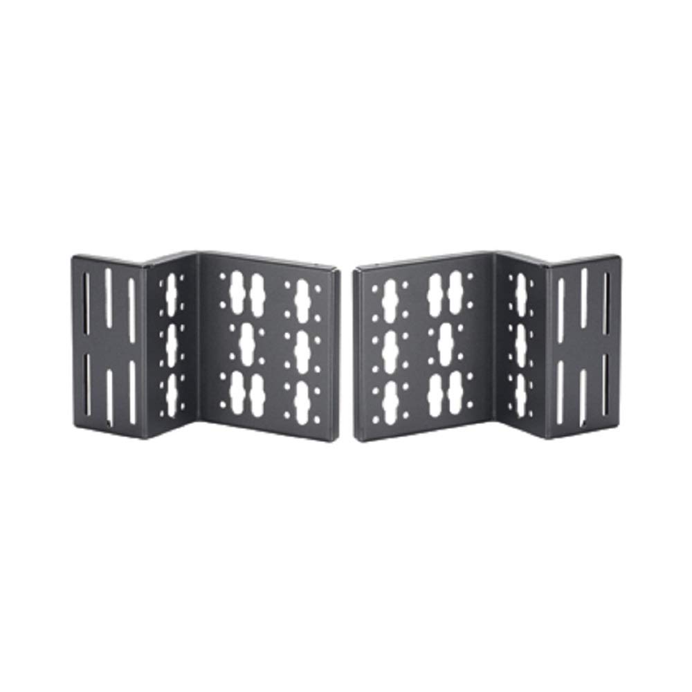 Panduit CVPDUB Steel Server Cabinet PDU Bracket Kit - Heavy Duty Black Rack Mount Power Distribution Unit Bracket for Data Center & Network Equipment Installation