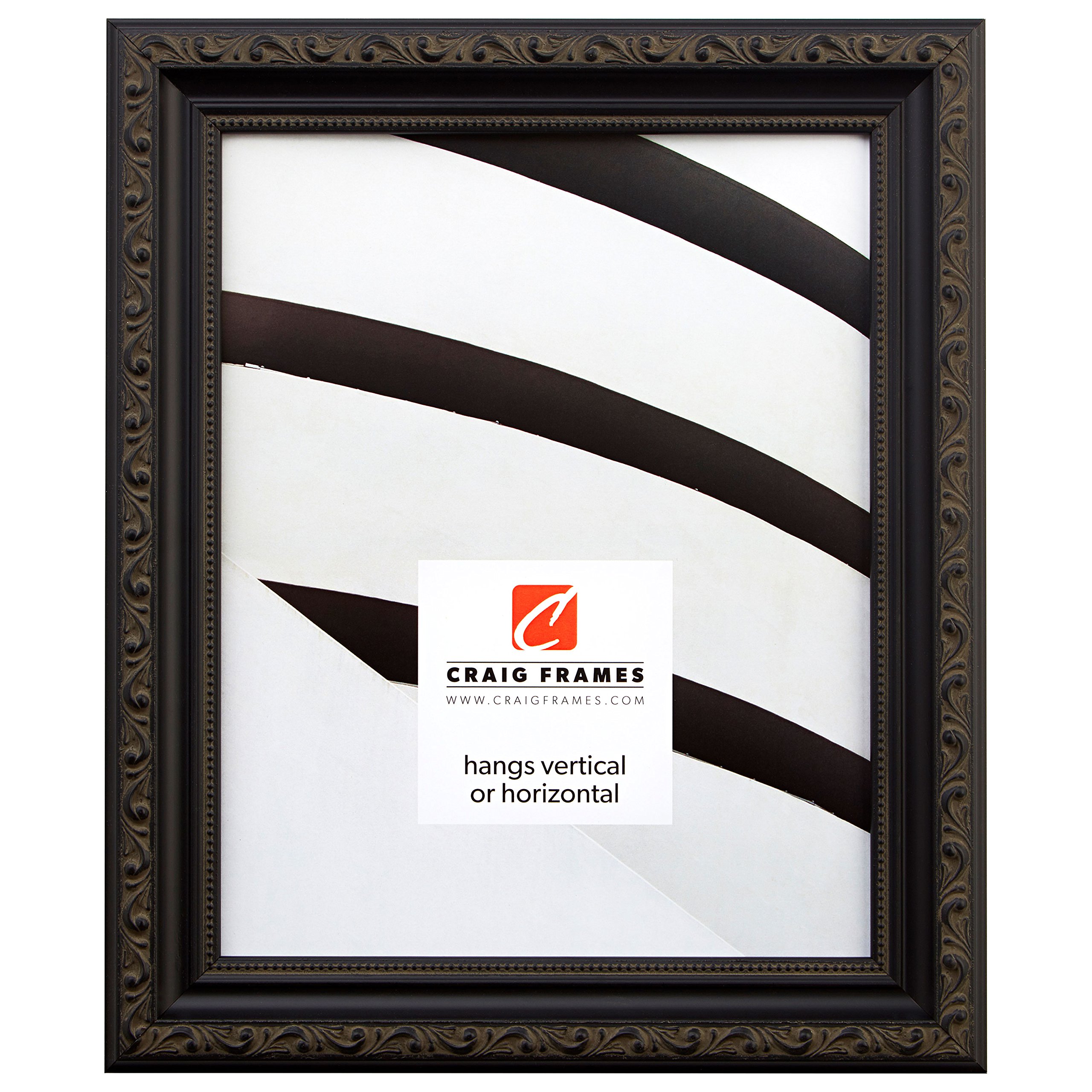 Antique Black Ornate Picture Frame 20x20 Inch - Perfect for Vintage Home Decor