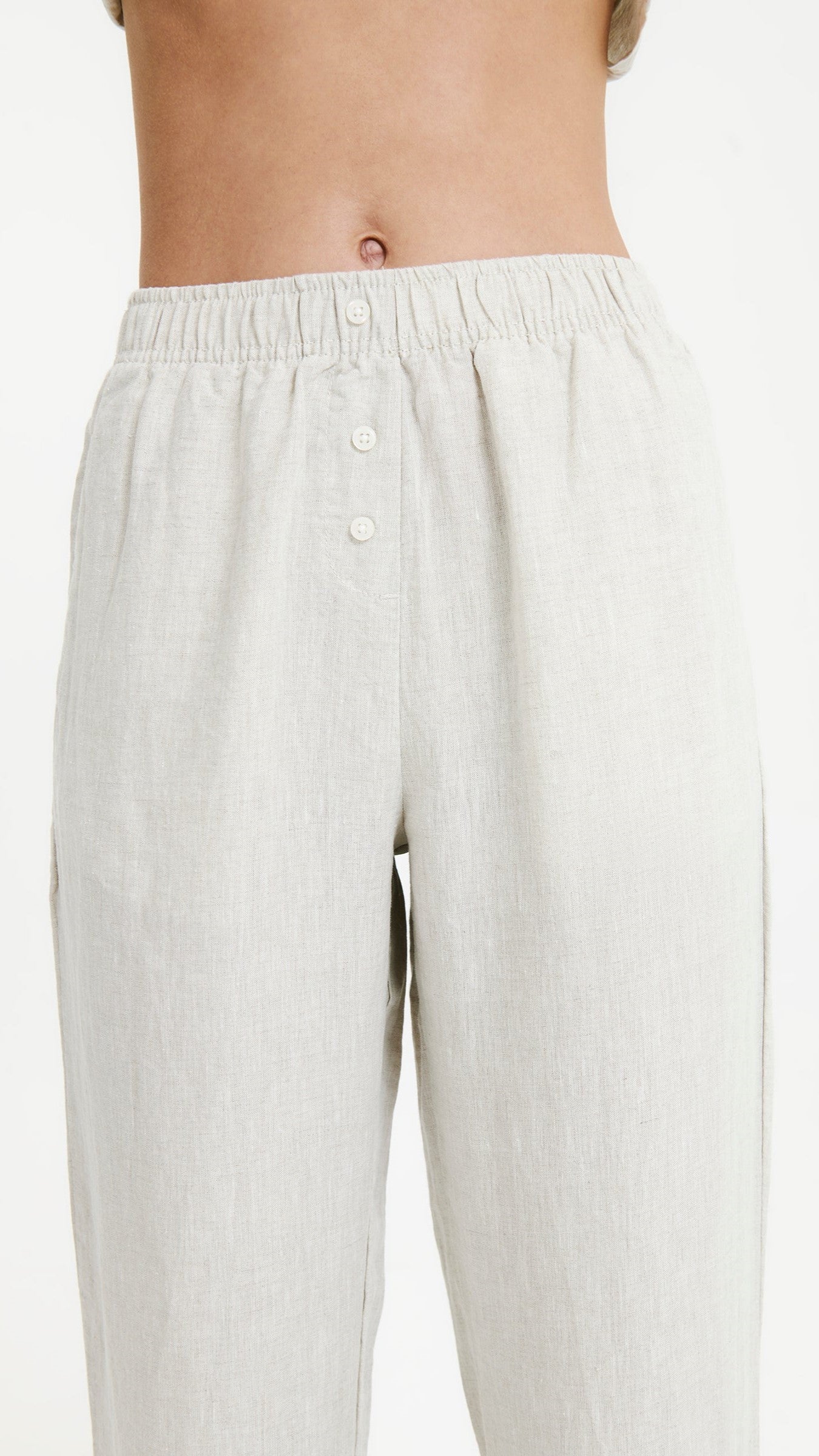Soft & Breathable Linen Lounge Pants for Women - Natural Comfort for Home, Yoga & Relaxation | Eco-Friendly Casual Wear