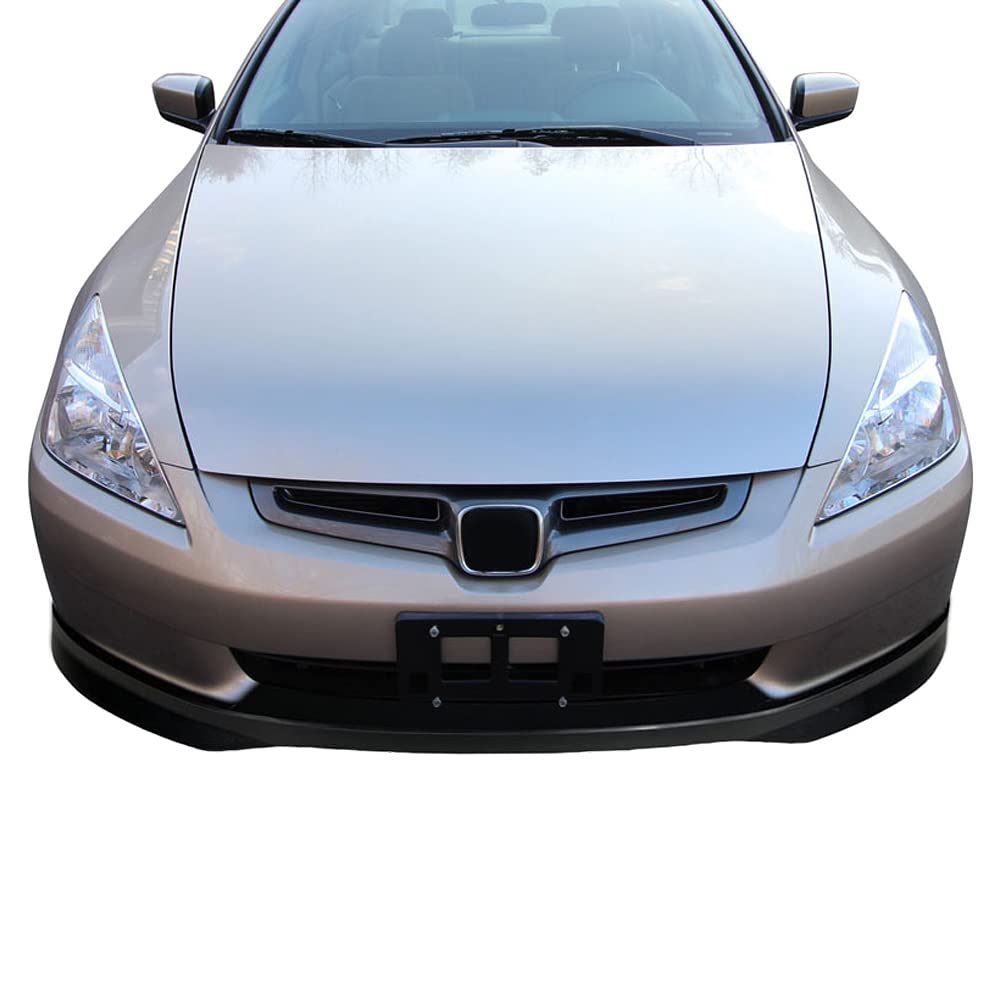 IKON MOTORSPORTS Front Bumper Lip for 2003-2005 Honda Accord Sedan 4-Door - Painted Vermont Green Pearl (G97P) PP Air Chin Diffuser Spoiler | Enhances Aerodynamics & Sporty Look | Perfect for Car Enthusiasts & Performance Upgrades
