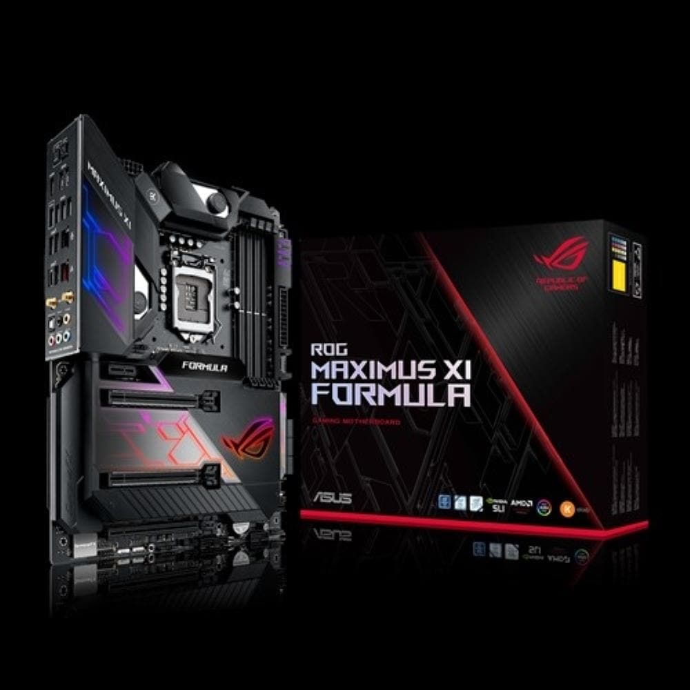 ASUS ROG MAXIMUS XII FORMULA Z490 LGA 1200 ATX Gaming Motherboard - 3 Year Warranty - Perfect for High-End PC Builds & Extreme Gaming Setups