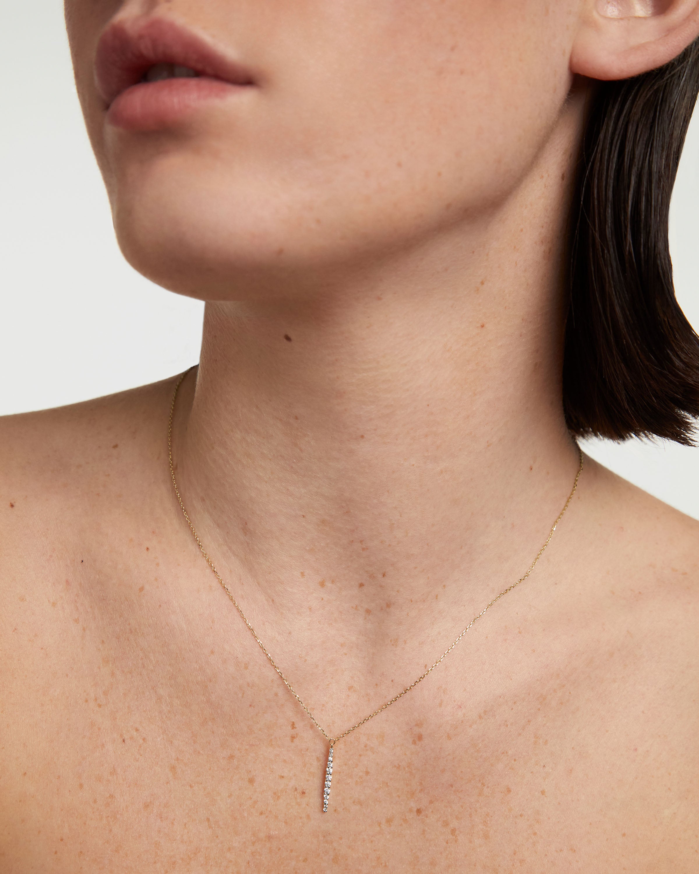 Elegant Diamonds and Gold Kate Necklace for Women | Luxury Jewelry Gift for Anniversary, Wedding & Special Occasions