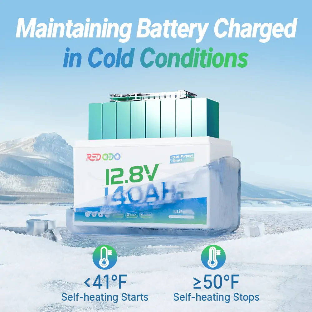 Redodo 12V 140Ah Deep Cycle Marine Battery with 1000 CCA - Perfect for Boats, RVs & Off-Grid Power - Like New Condition