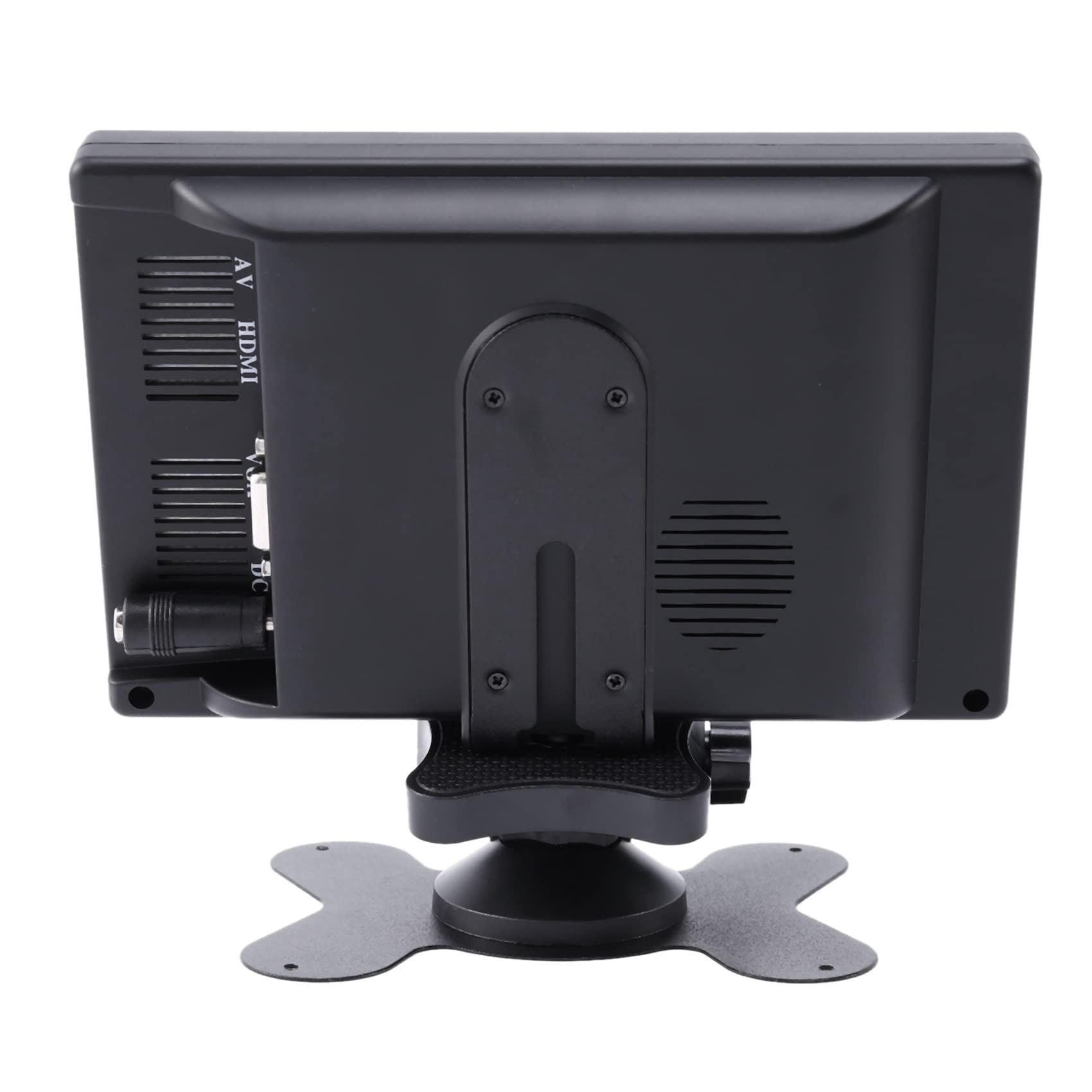 Janasiba 7 Inch Portable Monitor 1024x600 Resolution - Dual Monitor for Photography, Compatible with VGA/AV Inputs, European Plug - Perfect for Travel, Photography, and Office Work