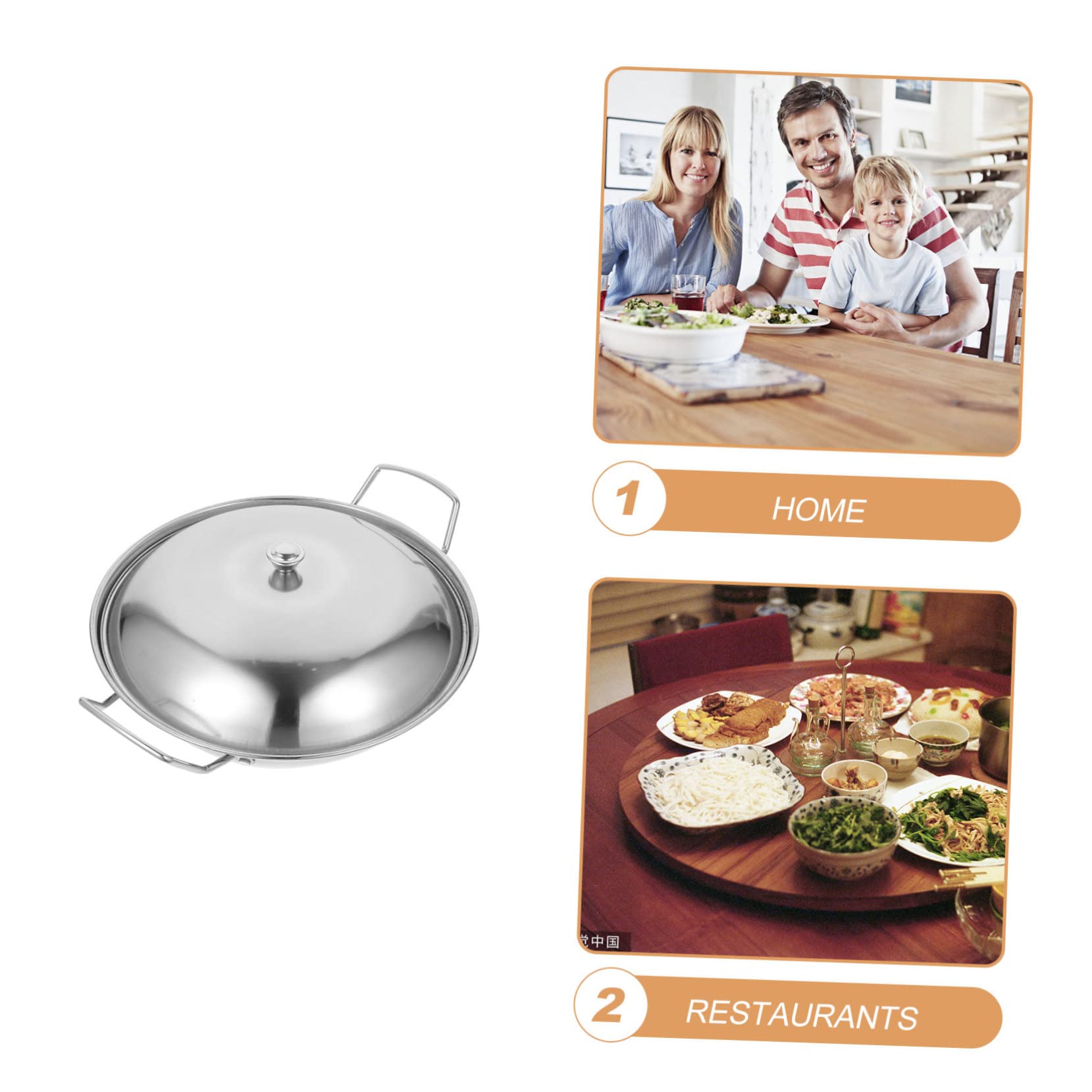 Bestoyard 10-Piece Stainless Steel Cookware Set with Lids - Oven Safe Pots, Pans & Griddle for Baking, Frying & Cooking - Perfect for Home Kitchen, Restaurant & Hot Pot Meals