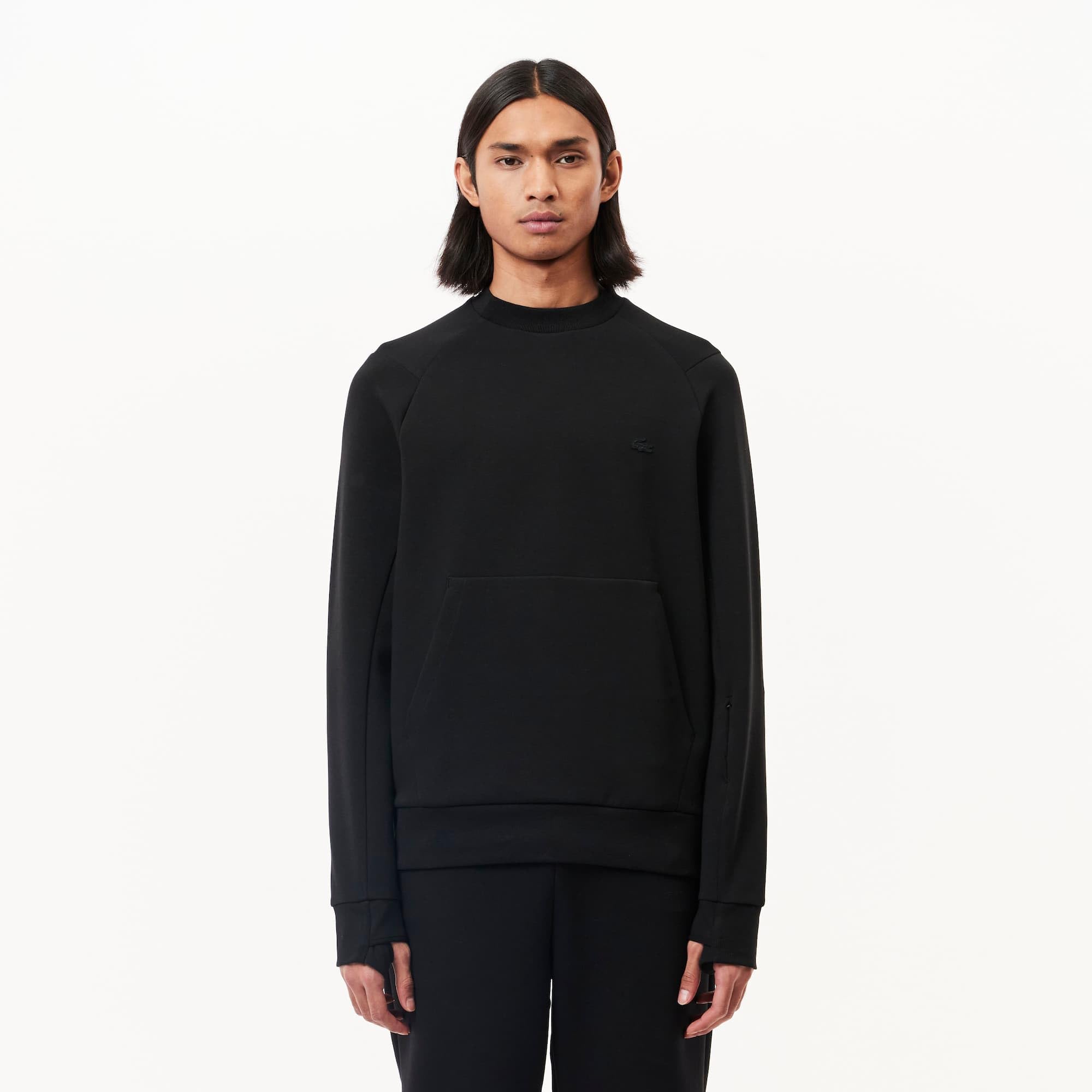 Lacoste Men's Classic Fit Cotton Sweatshirt | Casual Pullover Hoodie for Men | Perfect for Gym, Workout & Everyday Wear