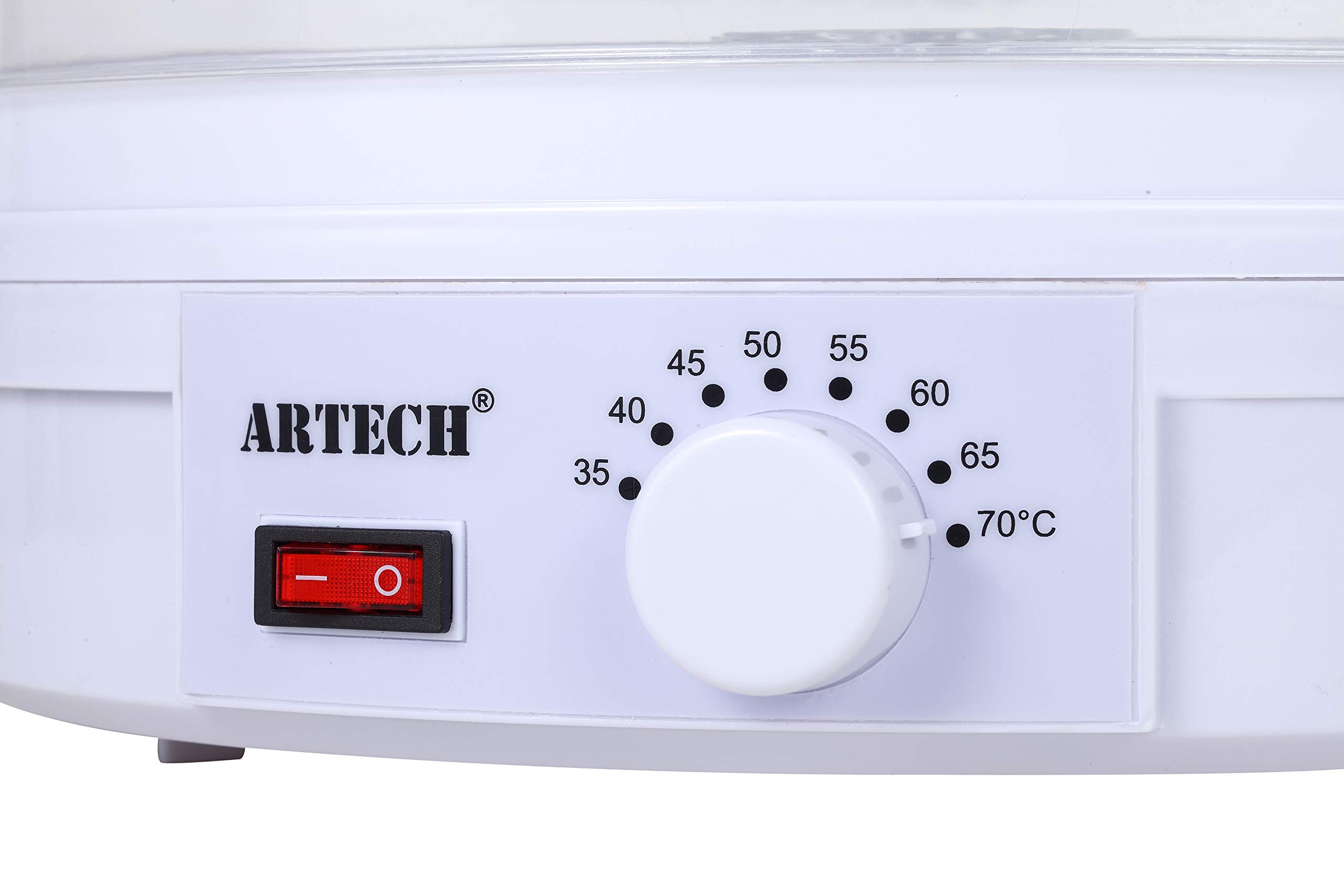 Electric Food Dehydrator Machine 350W - 5 Removable Trays for Jerky, Fruits & Herbs | Adjustable Temperature 35-70°C | Healthy Snacks Maker for Home & Camping | Perfect for Beef Jerky, Dried Fruits & DIY Natural Snacks