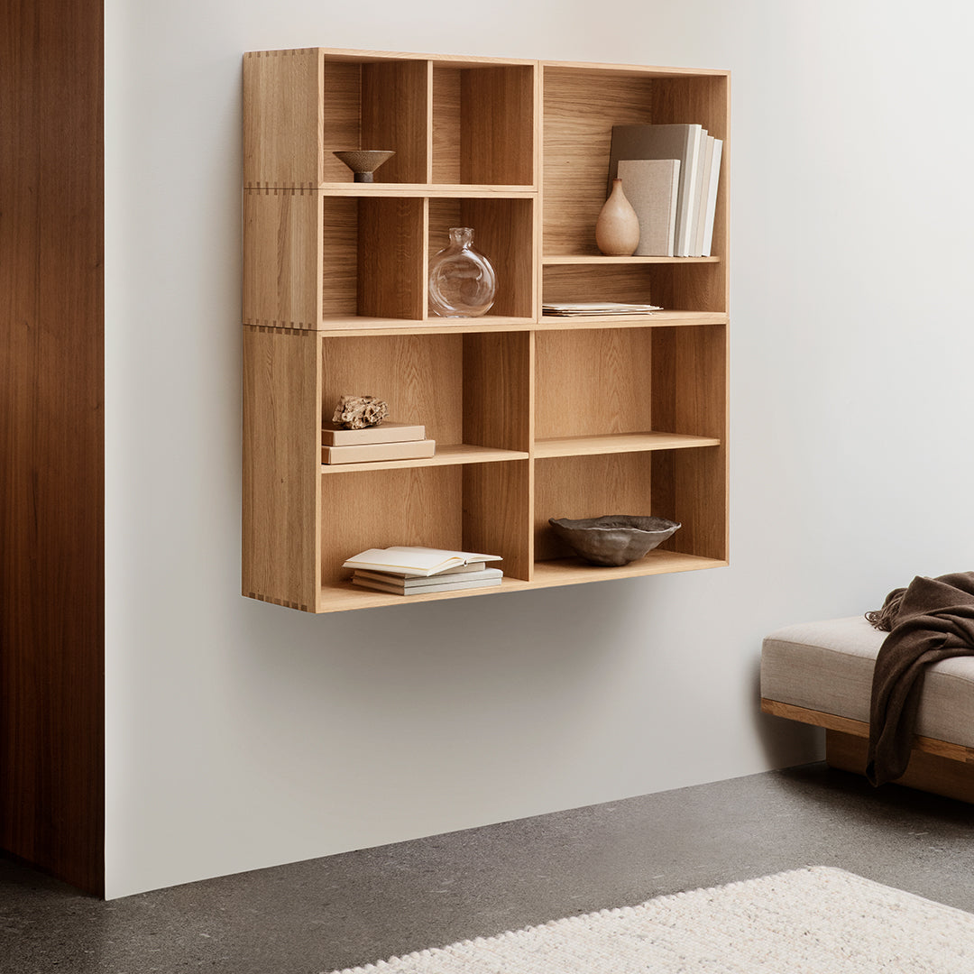 Modular Bookcase System FK63 - Customizable Bookshelf for Home & Office Organization - Perfect for Living Room, Bedroom, and Study Room Storage