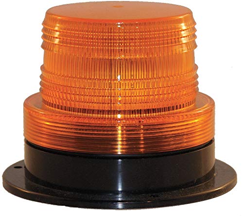 Railhead Corporation M7600-LED Amber Warning Strobe Light - Heavy Duty Safety Beacon for Trucks, Construction Vehicles & Emergency Equipment