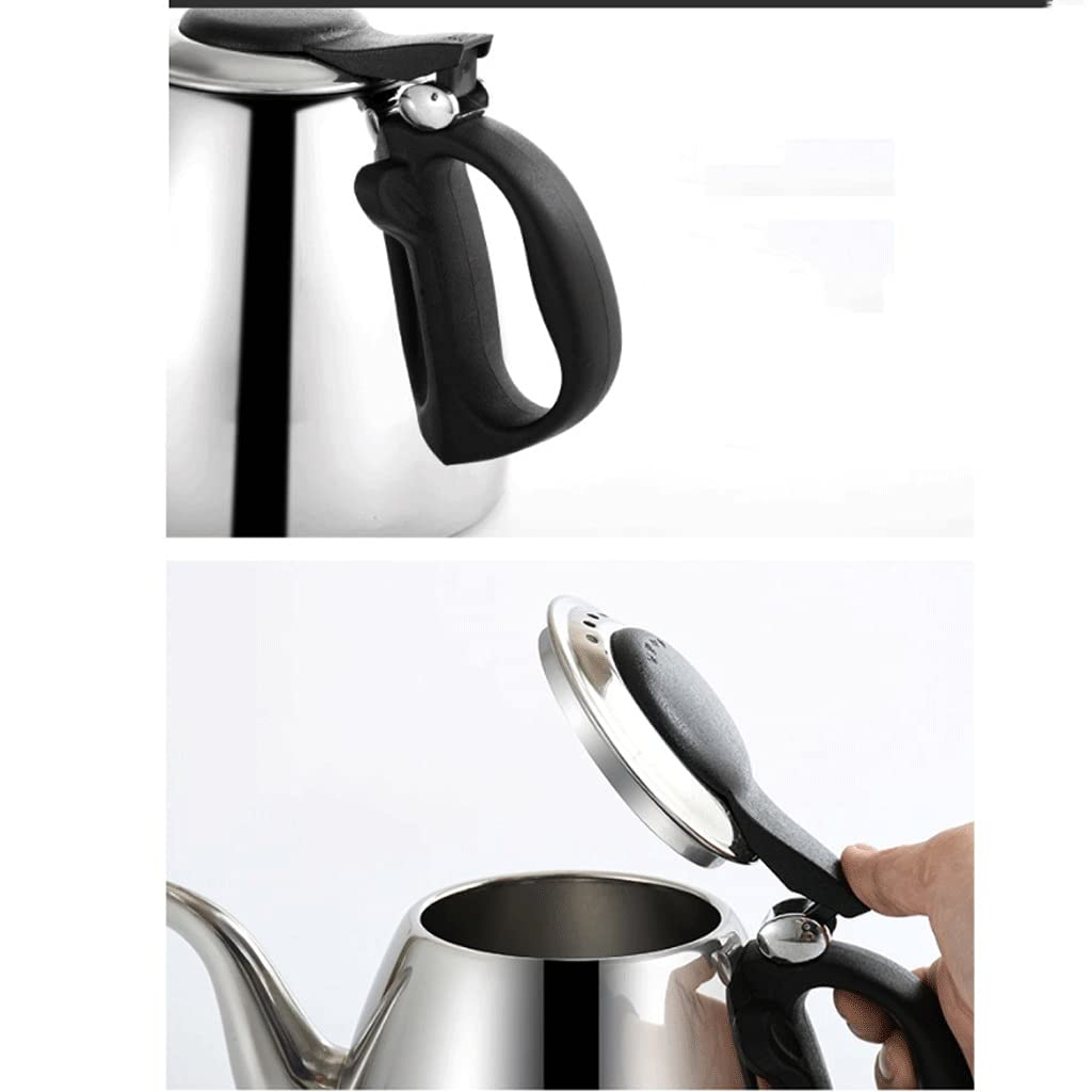 Premium 304 Stainless Steel Tea Kettle for Stove & Induction Cooktop - 1.2L Capacity - Perfect for Boiling Water, Brewing Tea, or Serving Coffee - Ideal for Home, Office & Camping Use