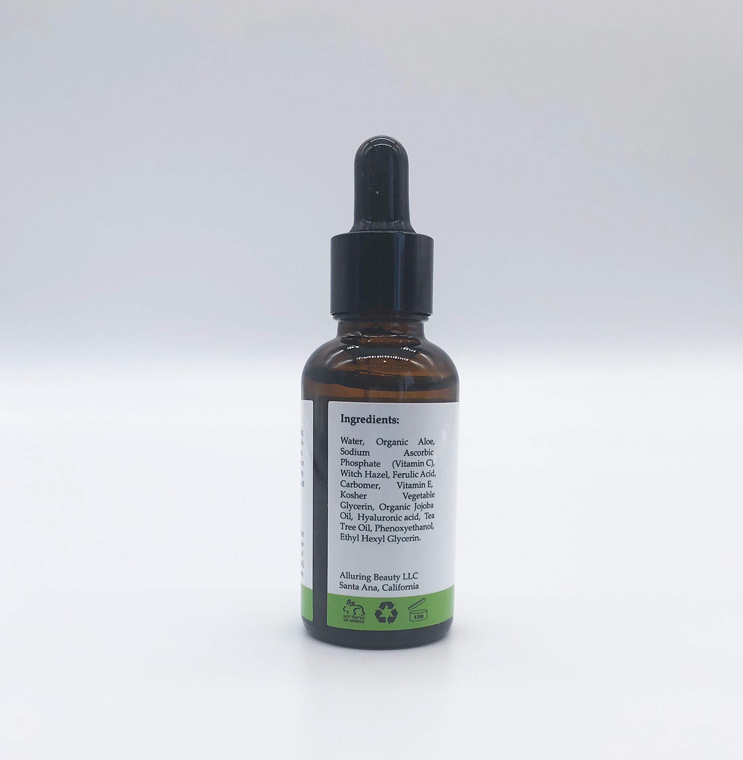 Best Vitamin C Facial Serum with Hyaluronic Acid & Vitamin E - Brightening Anti-Aging Treatment for Acne, Wrinkles, Dark Spots & Hyperpigmentation - Perfect for Daily Skincare Routine & Dark Circle Reduction