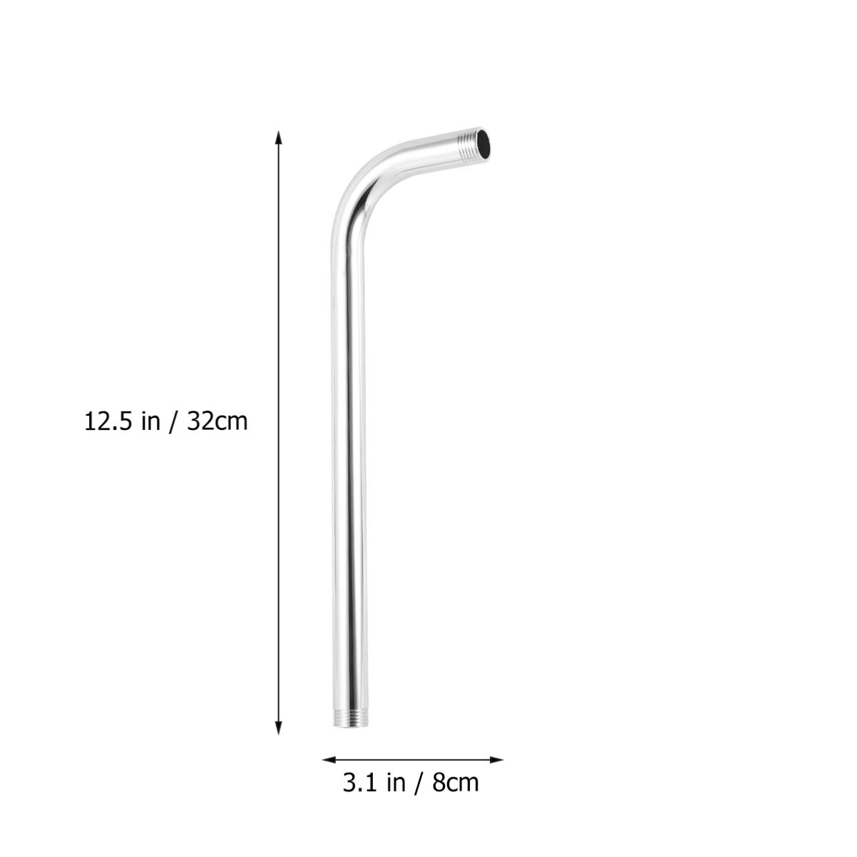 Adjustable Shower Arm with Flange and Shower Head Holder - Perfect for Bathroom Renovation & Modern Shower Upgrades