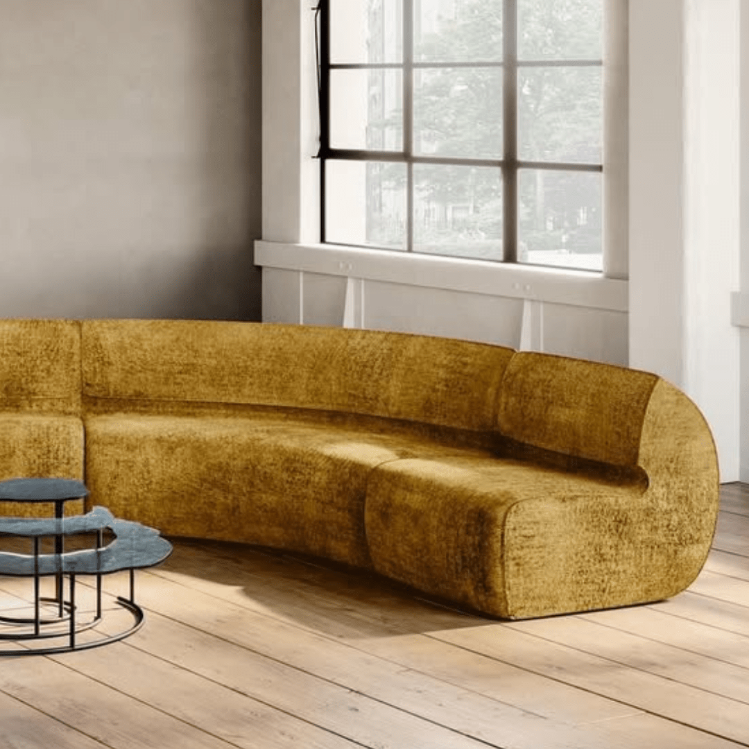 Barletta Modular Sofa Set - Customizable Sectional Couch for Living Room, Home Theater & Lounge - Modern L-Shaped Sofa with Reversible Chaise & Ottoman - Soft Fabric Upholstery for Comfortable Seating