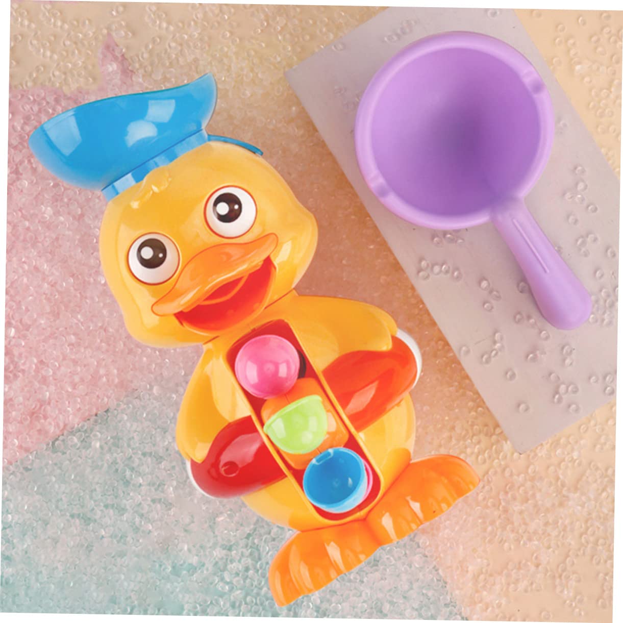 FAVOMOTO 3 Sets Duck Bath Toys for Babies - Rotating Sprinkler Tub Toys for 1-3 Year Olds, Fun Bath Time Water Play for Toddlers & Kids, Perfect for Bathtub, Pool and Outdoor Water Activities