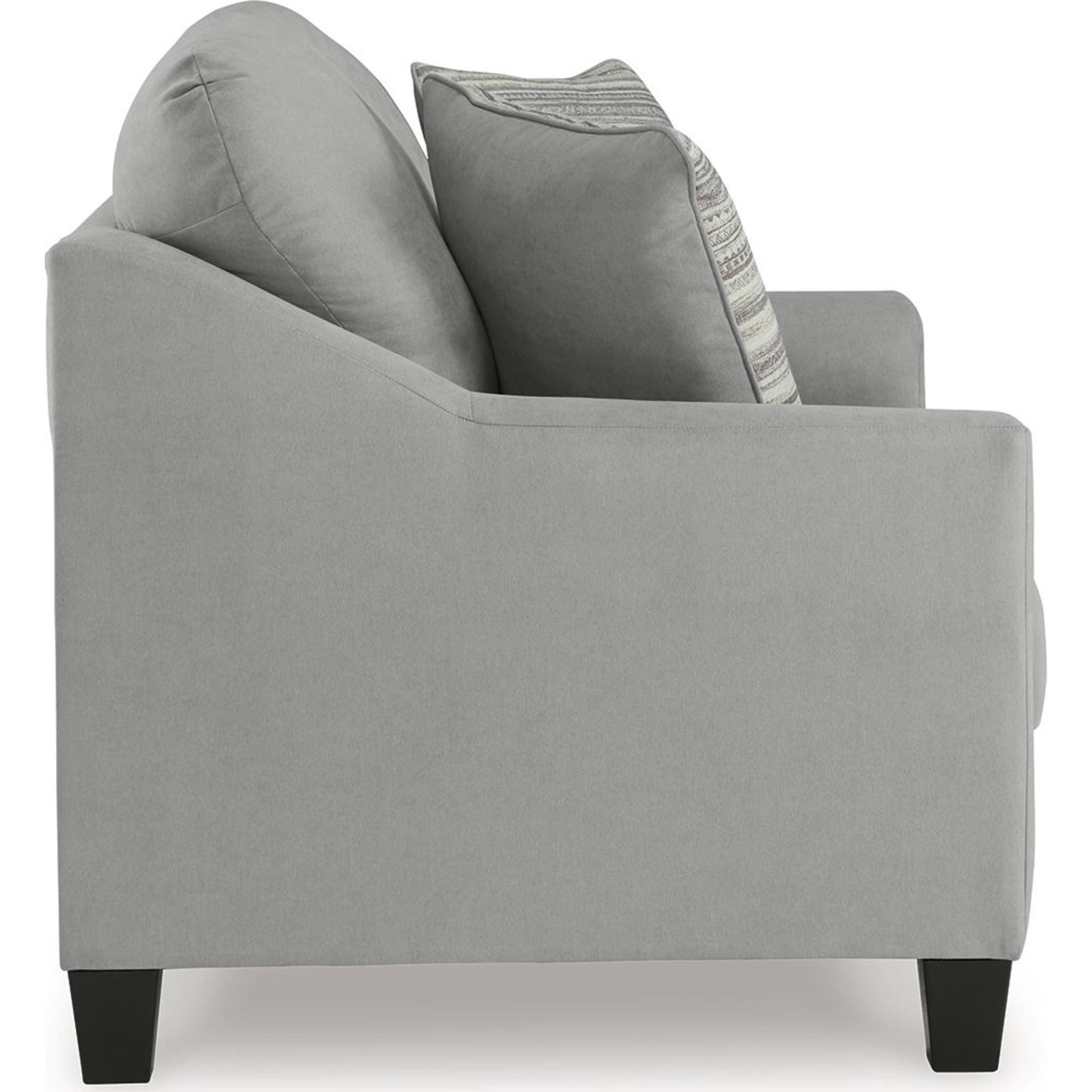 Adlai Loveseat in Shadow - Modern Two-Seater Sofa for Living Room, Lounge & Small Spaces - Perfect for Apartments, Dorms & Cozy Home Decor