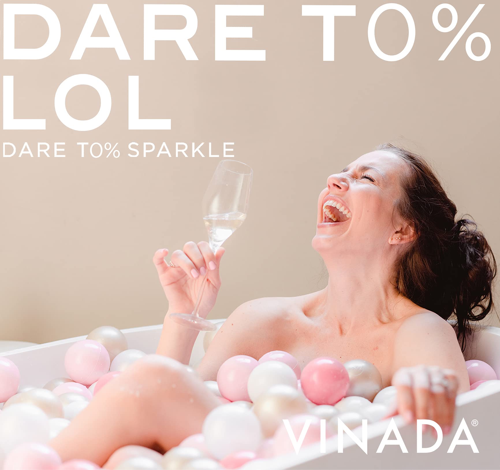 VINADA Alcohol-Free Sparkling Rosé & Crispy Chardonnay Variety Pack - 8 x 750ml Glass Bottles - Zero Sugar, Vegan, Gluten-Free - Perfect for Parties, Weddings & Special Occasions