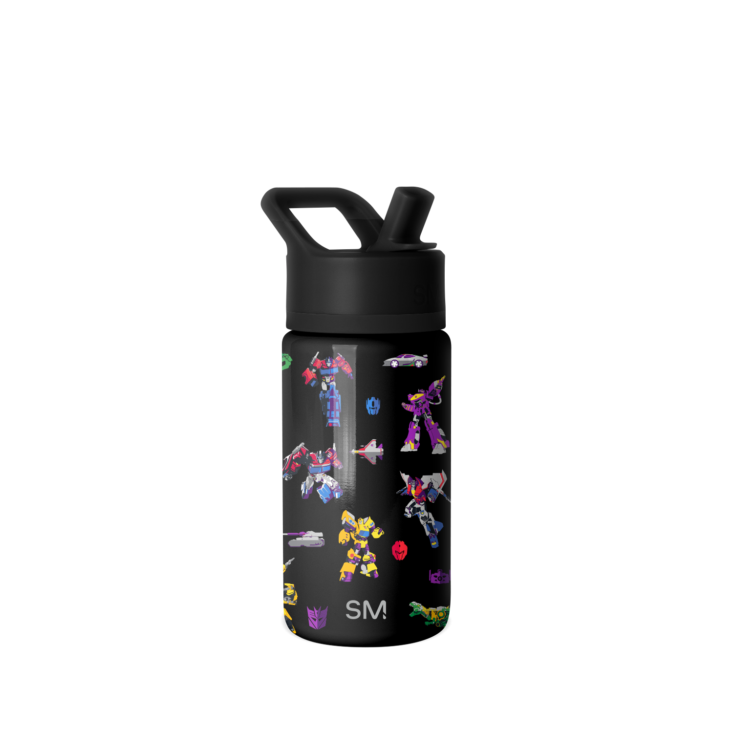 Summit Kids Water Bottle with Straw Lid - BPA Free, Leak Proof, 12oz Insulated Stainless Steel Bottle for School, Sports & Outdoor Activities