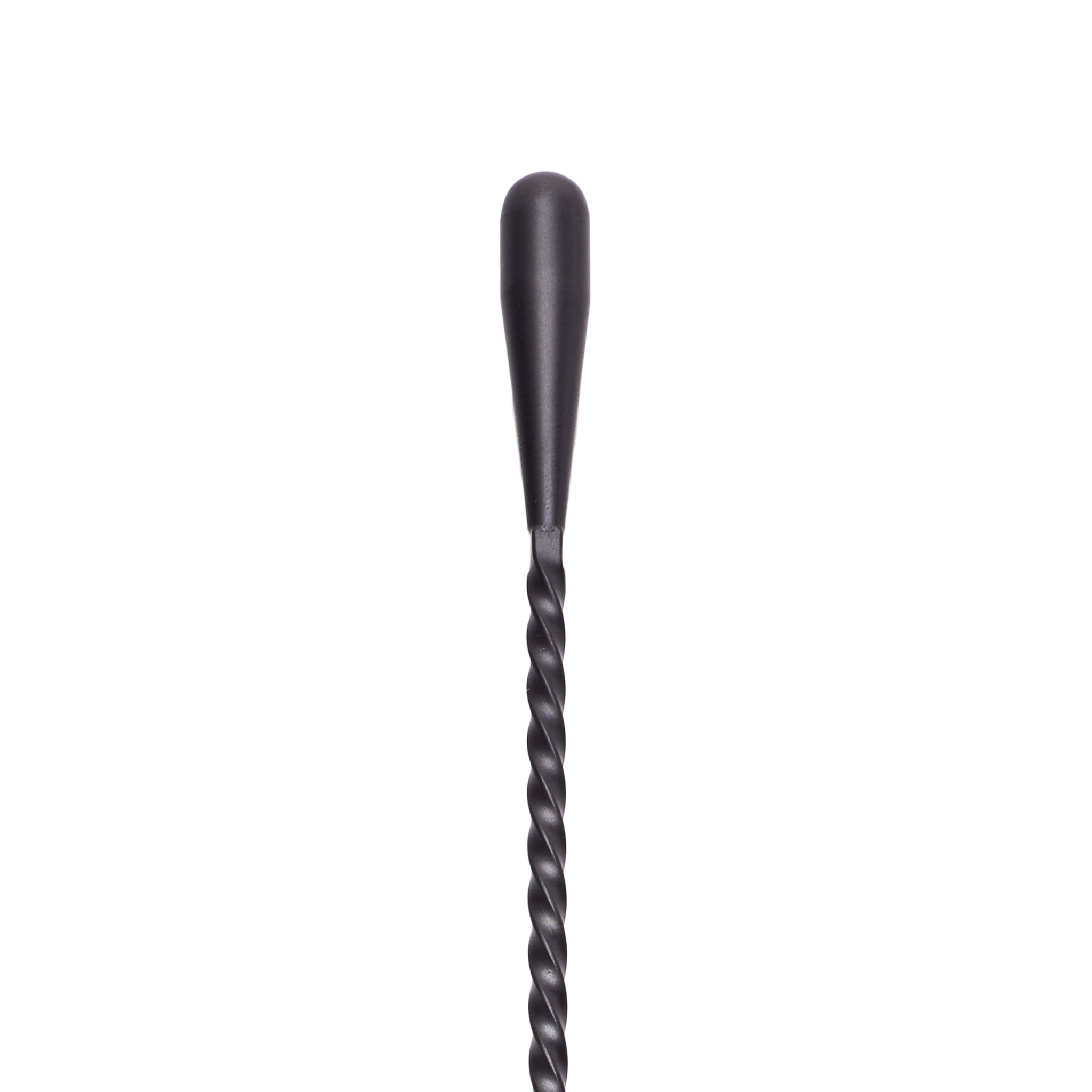 TEARDROP™ Bar Spoon - Matte Black Stainless Steel Cocktail Mixing Tool - 30cm (12 Inches) - Perfect for Home Bars, Mixing Cocktails, and Bartending Use