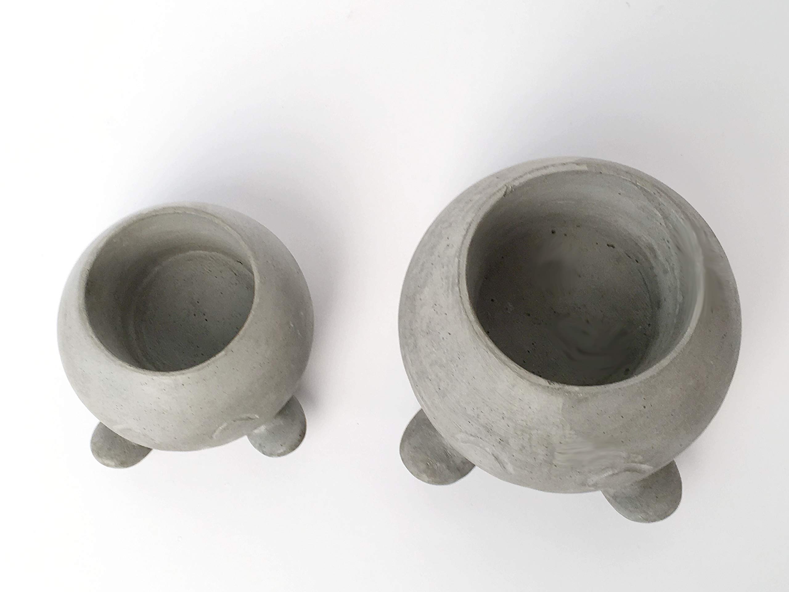 Oddish Planter Sculpture - Concrete Candle Holder, Pen Holder & Toy for Home Decor, Office Desk & Garden - Pokemon Inspired Planter for Succulents & Small Plants