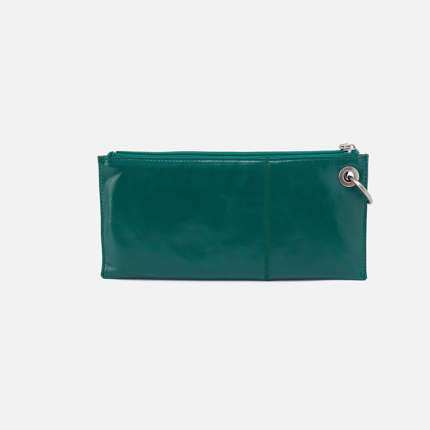 Premium Vida Wristlet in Polished Leather - Alpine Green | Stylish Women's Wallet with Wrist Strap | Perfect for Everyday Use, Shopping & Travel