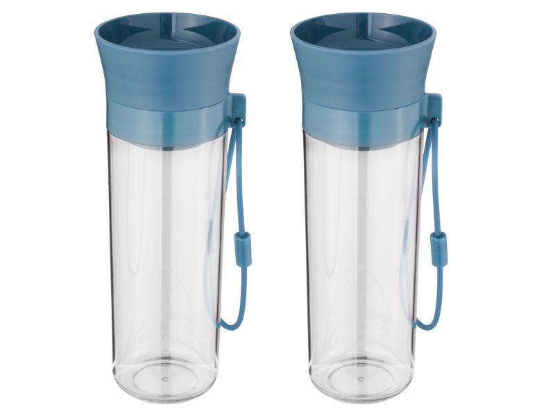BergHOFF Leo 16.9oz Insulated Stainless Steel Water Bottle Set of 2 - Leakproof & BPA-Free for Gym, Hiking, Office & Outdoor Activities