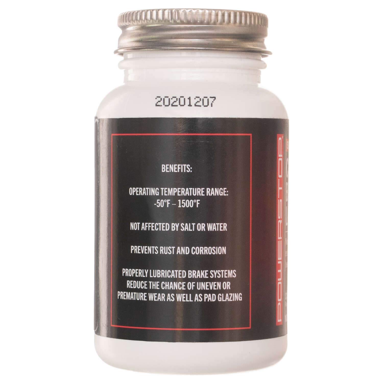 Power Stop POWERSTOP Silicone & Ceramic Brake Lubricant - High-Temp Gray Brake Grease for Cars, Trucks & Motorcycles - Perfect for Caliper Pins, Shims & Brake Pad Backing