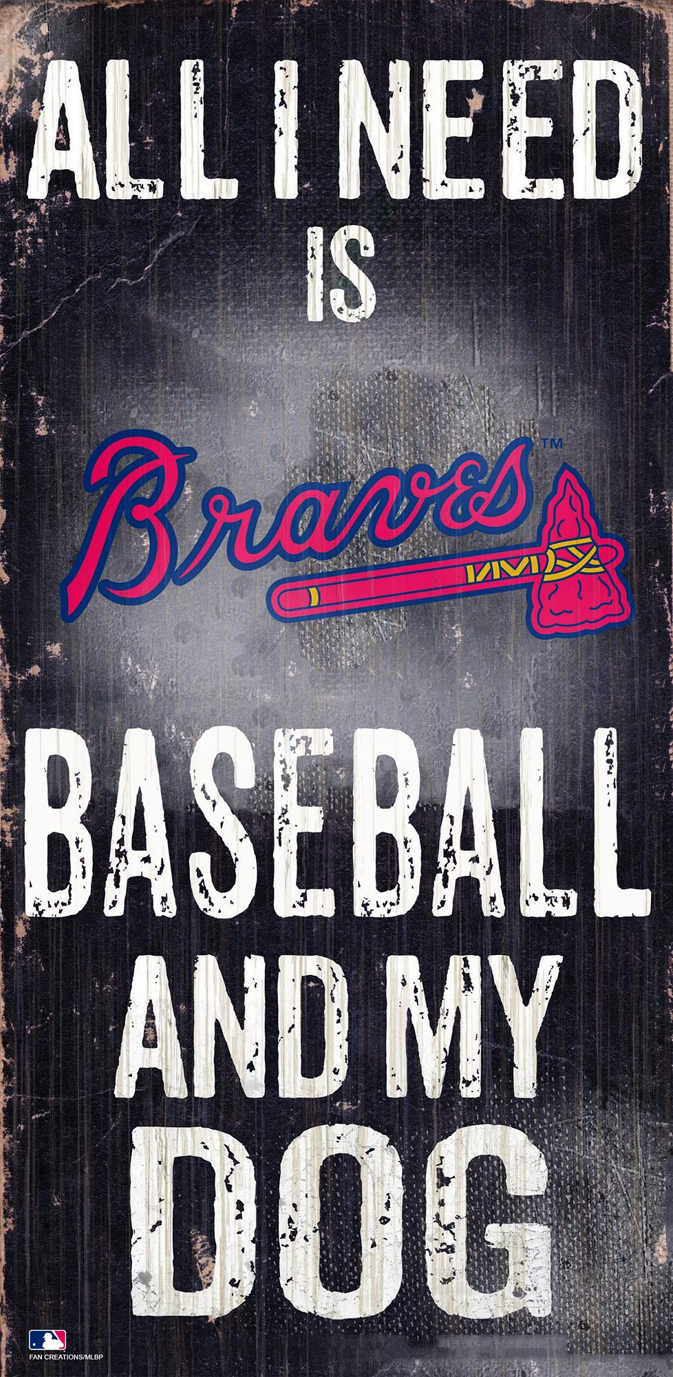 MLB Atlanta Braves Unisex Baseball Cap for Dog Lovers