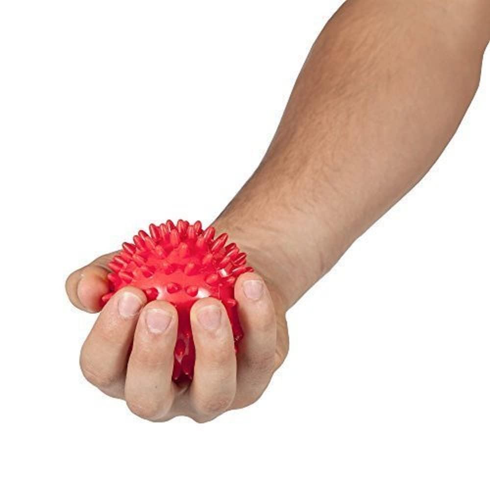 Deep Tissue Massage Ball with Spikes - Portable Muscle Roller for Back, Foot, and Full Body Pain Relief - Ideal for Plantar Fasciitis, Myofascial Release & Sports Recovery - Perfect for Athletes, Office Workers & Home Use