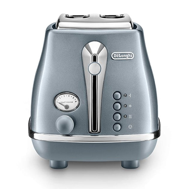 CTOT2003 2-Slice Toaster - Stainless Steel, Extra-Wide Slots, Bagel & Defrost Functions - Perfect for Breakfast, Dorms & Small Kitchens
