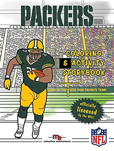 Green Bay Packers Coloring Book for Kids - NFL Team Activity Storybook with Stickers & Fun Games | Perfect for Gifts, Parties & Football Fans