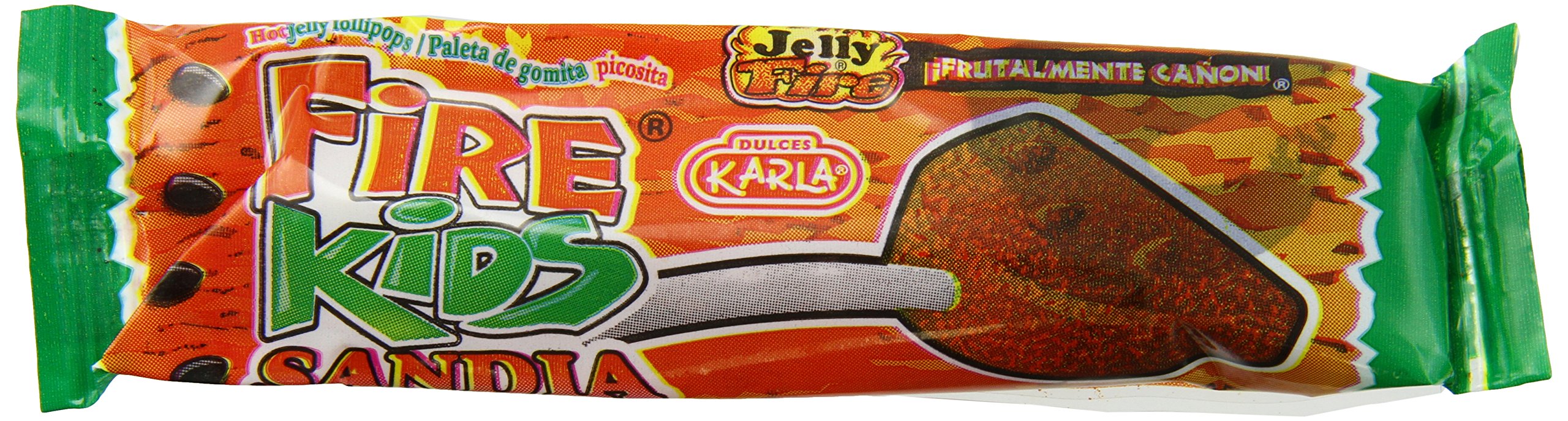 Karla Fire Sandia Gummy Candy - 0.59oz (Pack of 24) | Spicy Watermelon Flavored Chewy Candy | Perfect for Parties, Snacking & Gifts