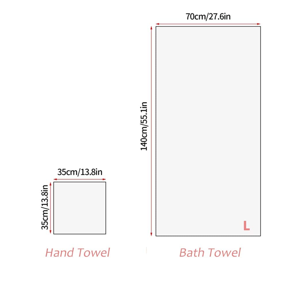 Minimalist Black and White Checkered Hand Towels - Soft Bath Towel Set for Bathroom, Dorm & Teens - Perfect for Spa, Gym, and Everyday Use