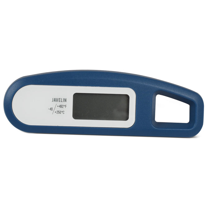 Lavatools Javelin Digital Folding Thermometer - Instant Read Meat Thermometer for Grilling, BBQ, Cooking & Baking - Waterproof Food Thermometer with Backlit LCD Display