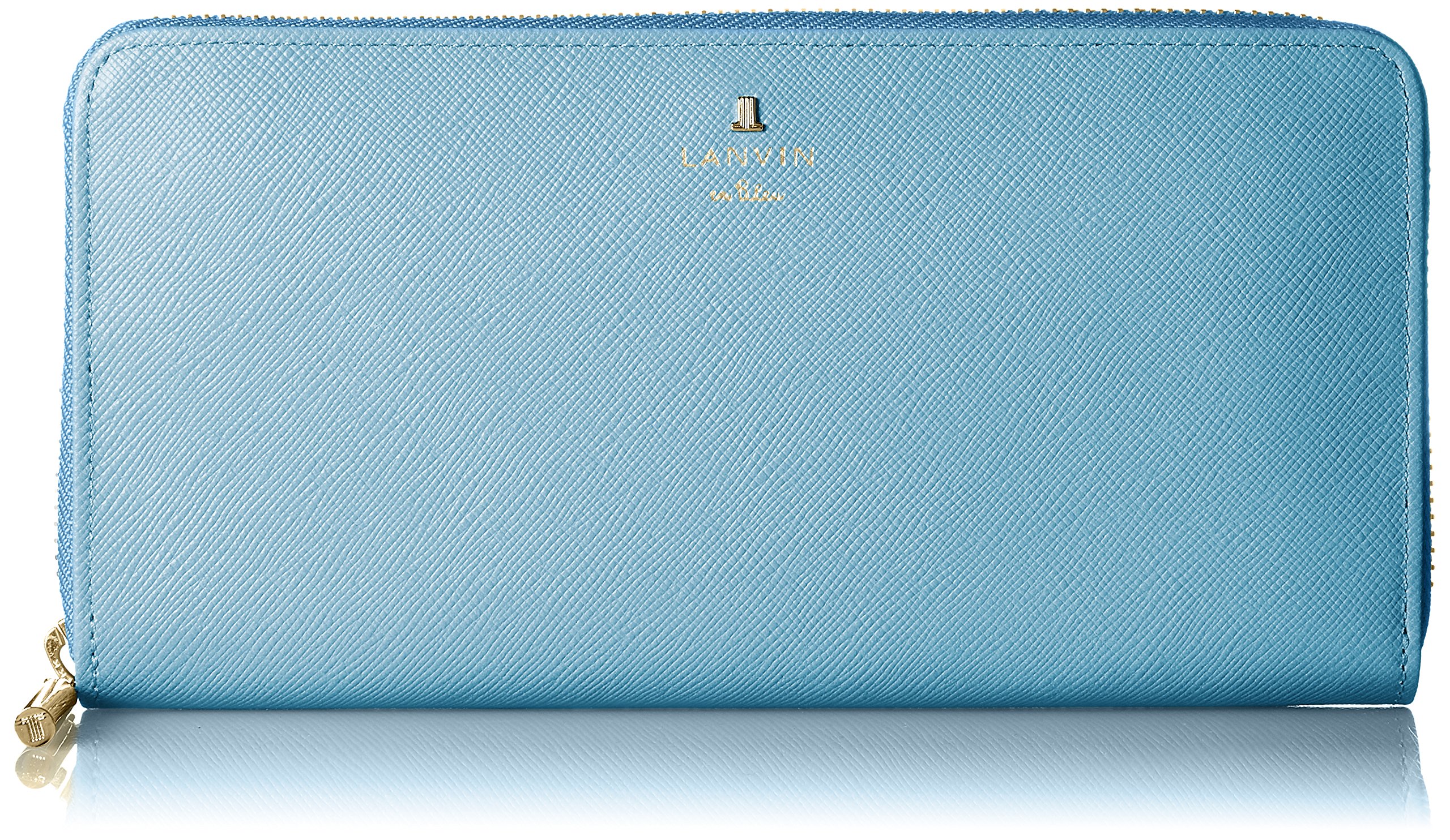 LANVIN en Bleu Women's Wallet - Luxury Leather Wallet for Women - Perfect for Everyday Use, Travel & Gift Giving
